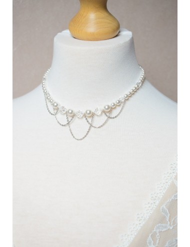 Collier mariage Odyssée en perles et cristaux