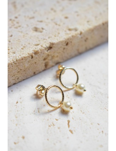 Boucles d'oreilles pour mariée, non pendantes, Parisienne