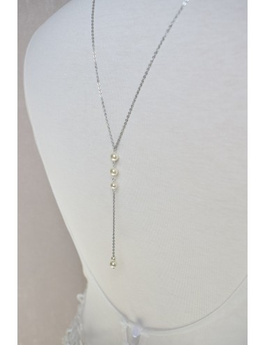 Bijou de dos Gala avec chainette pour la mariée en robe dos nu.