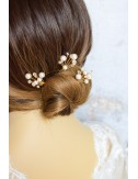 Trio de pics à cheveux pour le chignon de la mariée façon étincelles