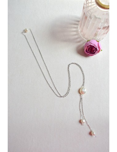 Collier de dos Muse pour la mariée en robe dos nu décolletée