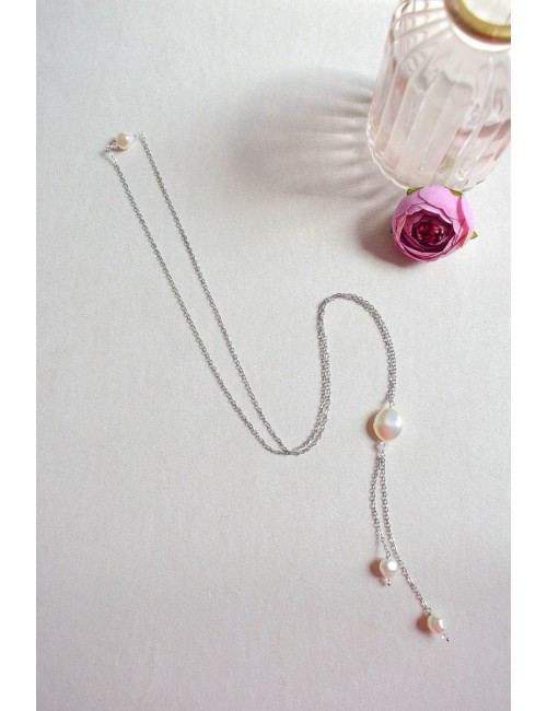 Collier de dos Muse pour la mariée en robe dos nu décolletée