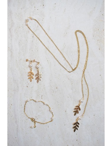 Collier de dos Rameau pour la mariée en robe dos nu bohême chic