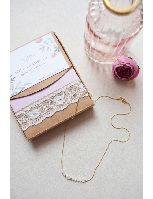 Collier de mariage Comète pour une mariée discrète et naturelle