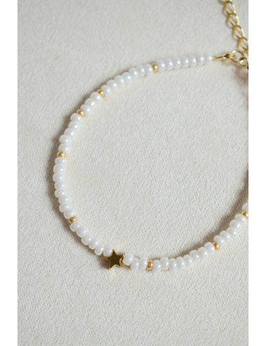 Bracelet pour témoin de mariage modèle Etoile dorée ou argentée
