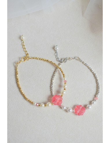 Bracelet pour témoin de mariage ou meilleure amie avec trèfle