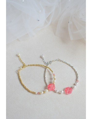 Bracelet pour témoin de mariage ou meilleure amie avec trèfle