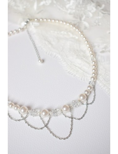 Collier mariage Odyssée en perles et cristaux