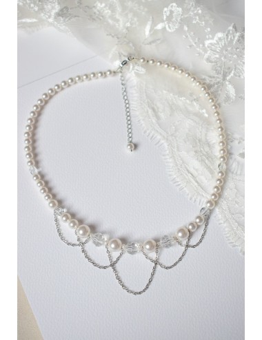 Collier mariage Odyssée en perles et cristaux