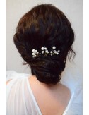 Trio de pics à cheveux pour le chignon de la mariée façon étincelles
