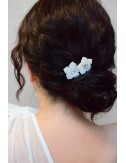 Duo de pics à cheveux pour le chignon de la mariée façon branchages.