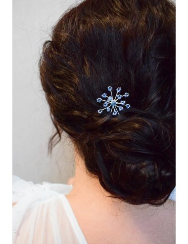 Pic à cheveux ''Quelque chose de bleu'' pour la mariée