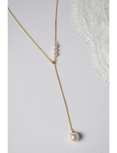 Collier de mariage Pauline au style minimaliste