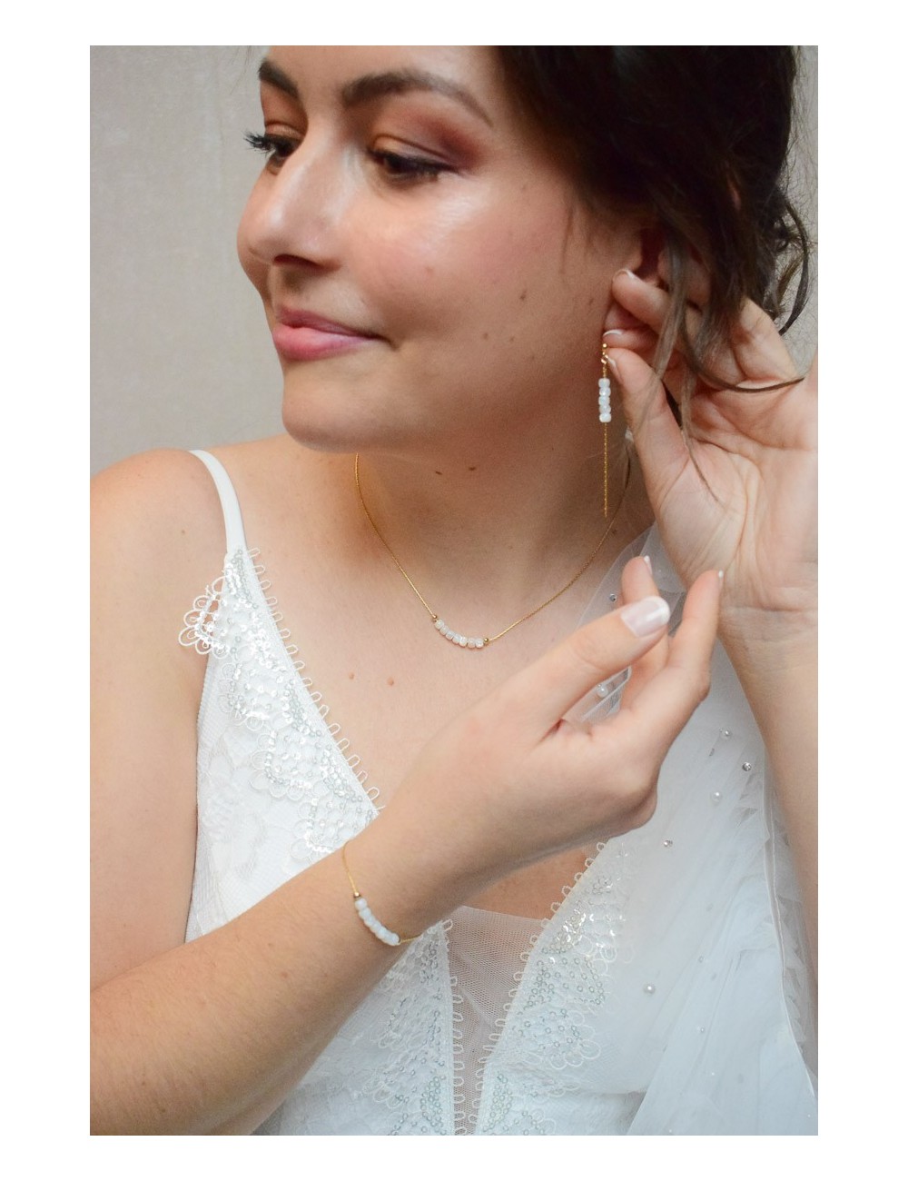 Collier de mariage Virtuose au style minimaliste