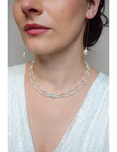 Collier de mariage Juliette rétro chic
