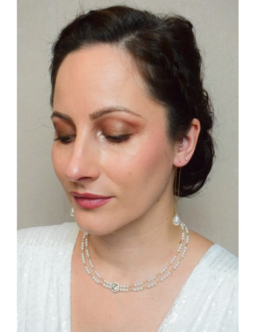 Collier de mariage Juliette rétro chic