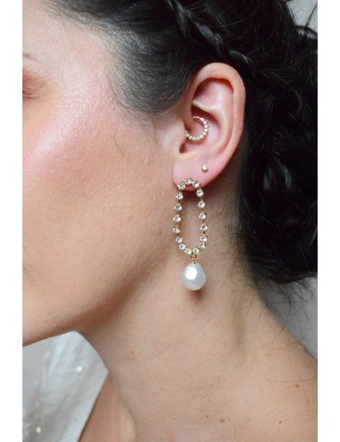 Piercing à strass pour la mariée