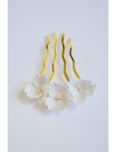 Peigne à cheveux pour la mariée modèle Inès - bijoux mariage