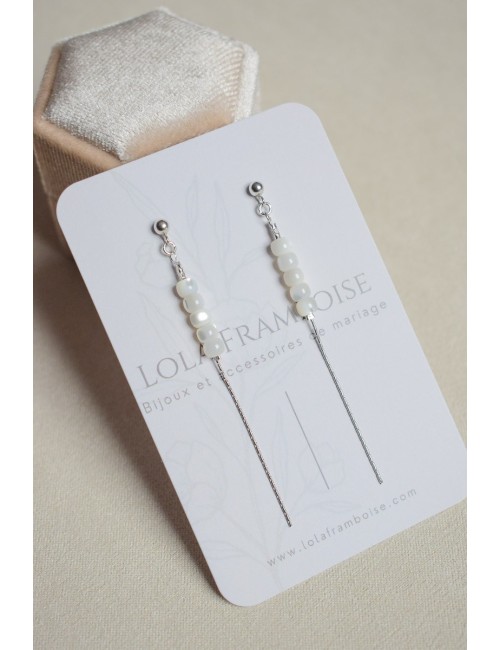 Boucles d'oreilles de mariage Virtuose