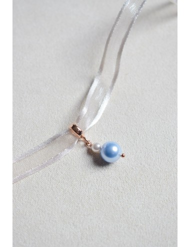 ''Quelque chose de bleu'' bijou de bouquet de mariée