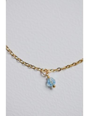 Bracelet ''Quelque chose de bleu'' Solo pour la mariée avec une perle