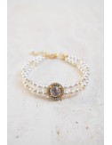 Bracelet de mariée Juliette au style glamour