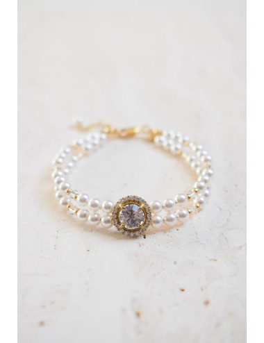 Bracelet de mariée Juliette au style glamour