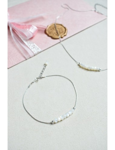 Bracelet pour la mariée modèle Virtuose, perles de nacre