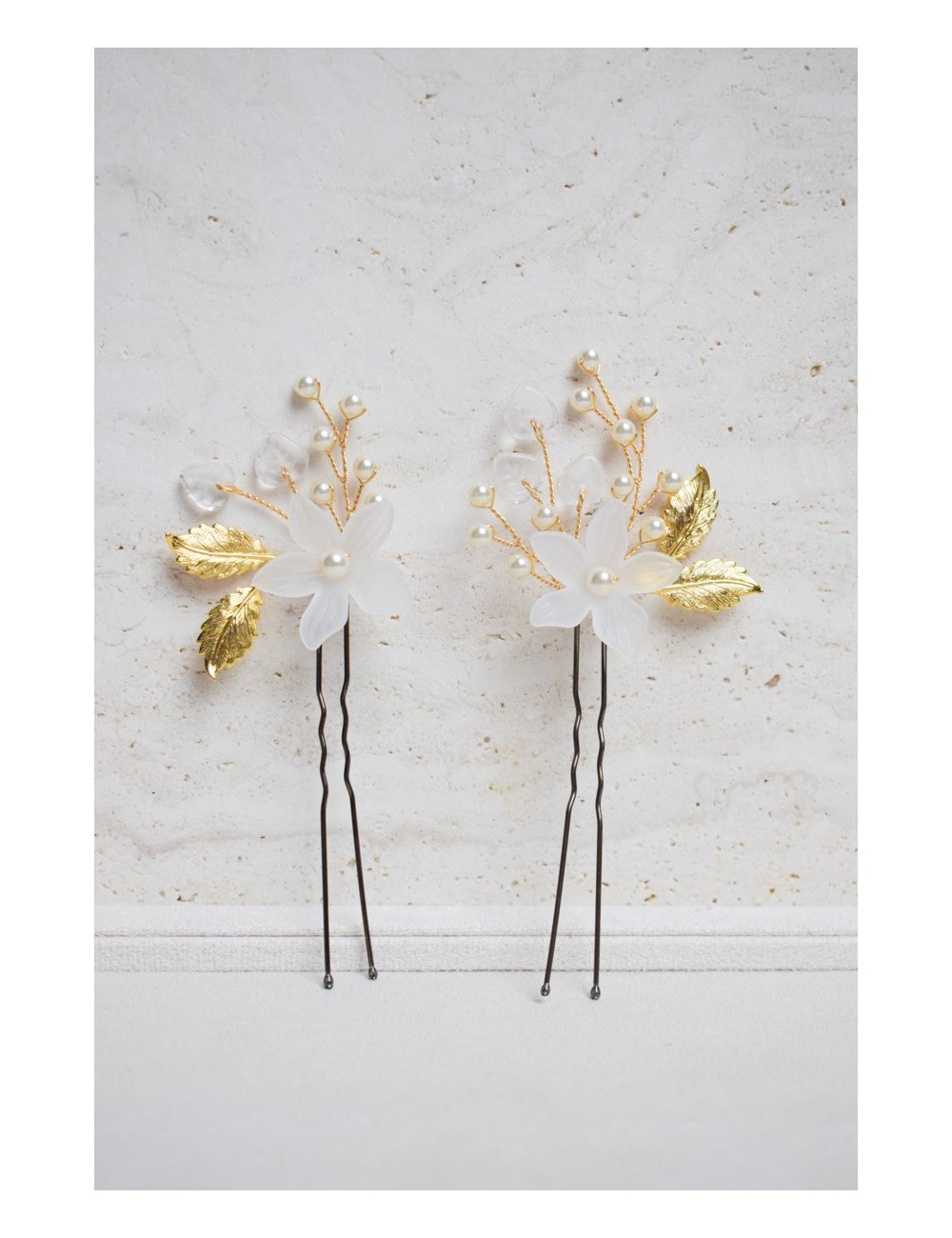 Peigne à cheveux pour la mariée modèle Champetre avec des fleurs roses