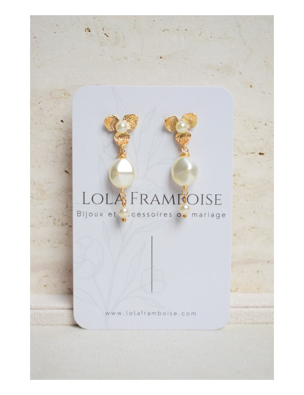 Boucles d'oreilles en oxydes de zicronium et cristal, modèle Boréale