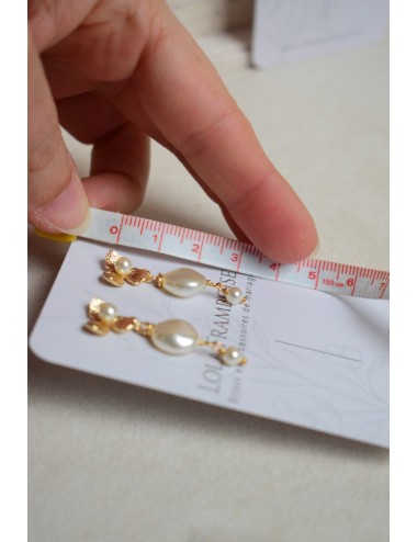 Boucles d'oreilles en oxydes de zicronium et cristal, modèle Boréale