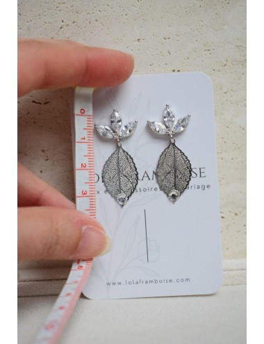 Boucles d'oreilles Coquillage, jolies boucles pour votre mariage.