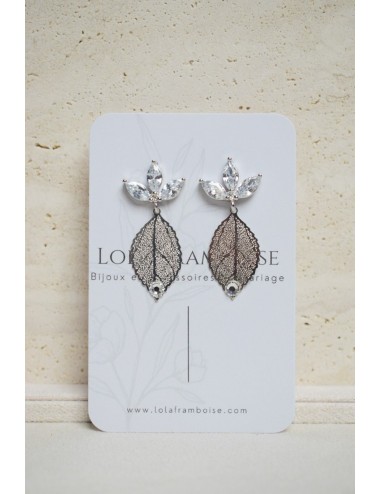 Boucles d'oreilles Coquillage, jolies boucles pour votre mariage.