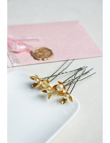 5 pics à cheveux pour le chignon de la mariée