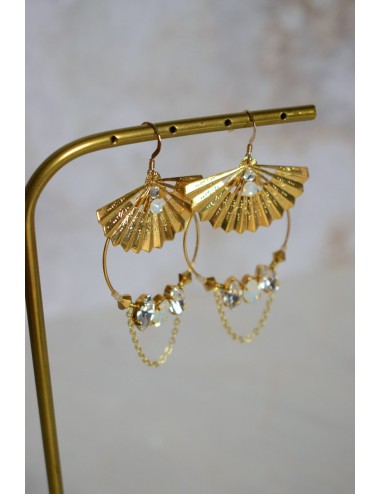 Boucles d'oreilles Coquillage, jolies boucles pour votre mariage.
