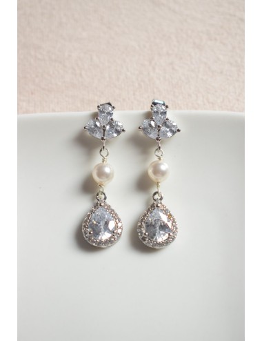 Boucles d'oreilles Coquillage, jolies boucles pour votre mariage.