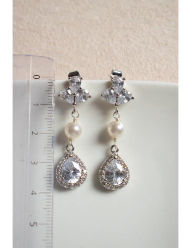 Boucles d'oreilles Coquillage, jolies boucles pour votre mariage.