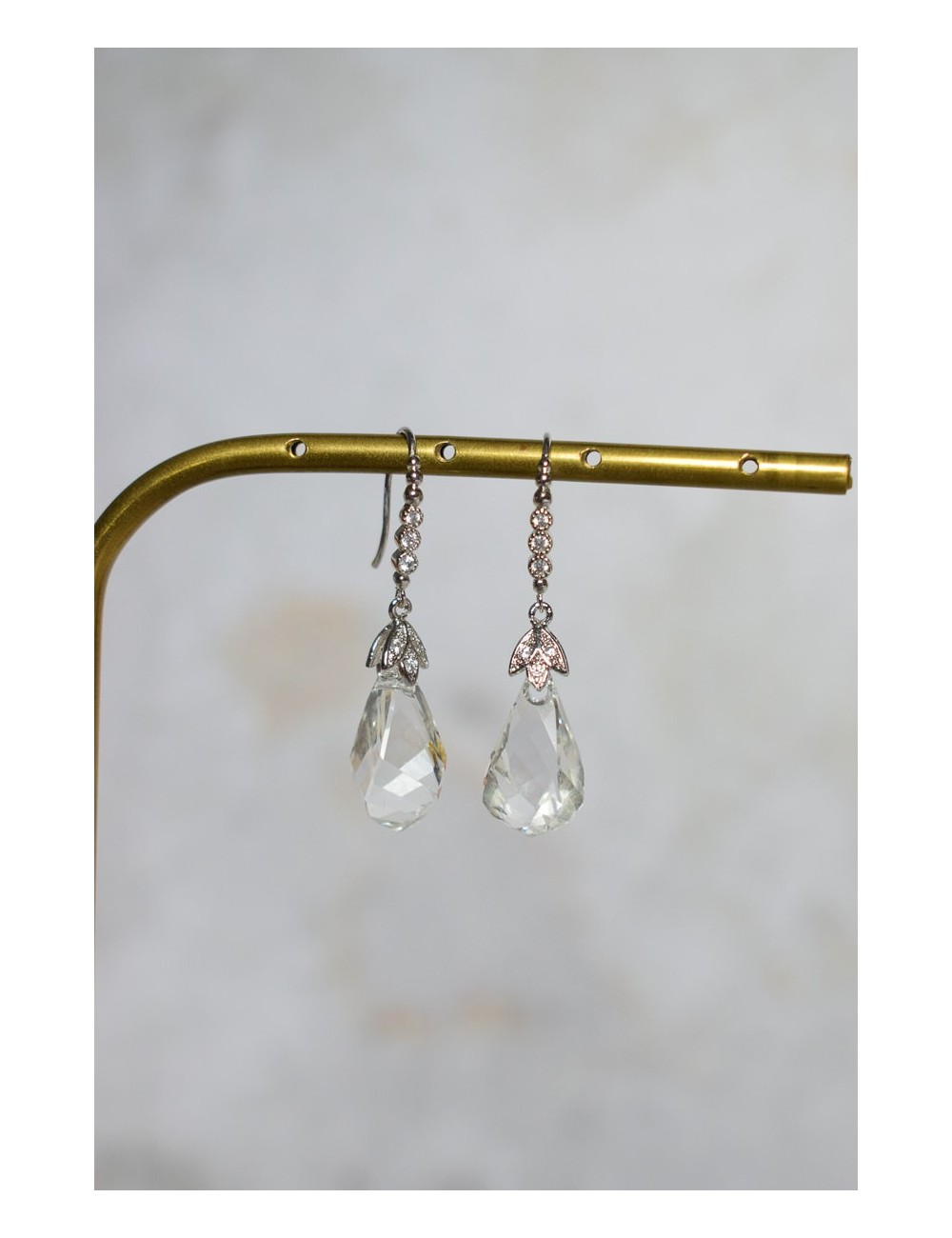 Boucles d'oreilles Coquillage, jolies boucles pour votre mariage.