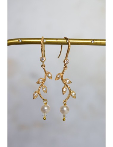 Boucles d'oreilles Coquillage, jolies boucles pour votre mariage.