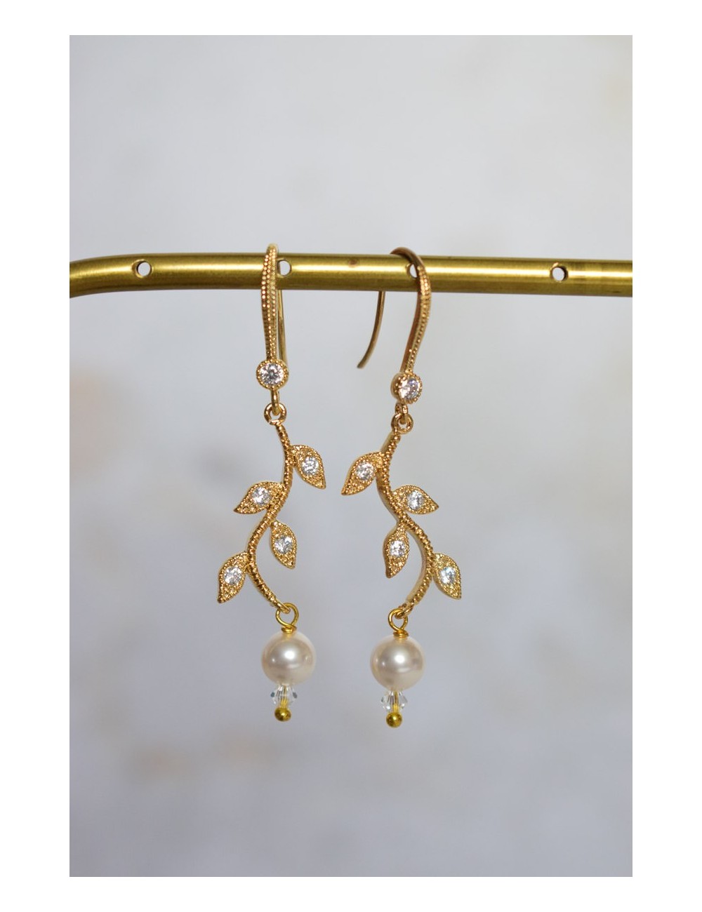 Boucles d'oreilles Coquillage, jolies boucles pour votre mariage.