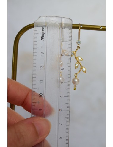 Boucles d'oreilles Coquillage, jolies boucles pour votre mariage.