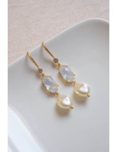 Boucles d'oreilles Coquillage, jolies boucles pour votre mariage.