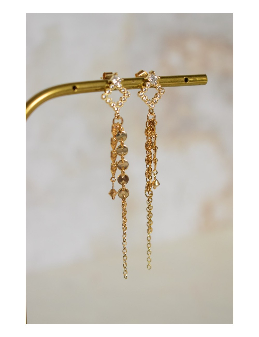 Boucles d'oreilles Coquillage, jolies boucles pour votre mariage.