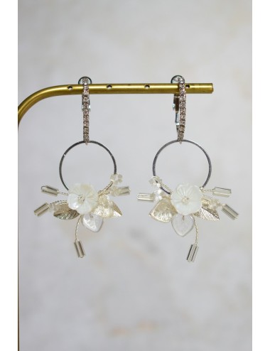 Boucles d'oreilles Coquillage, jolies boucles pour votre mariage.