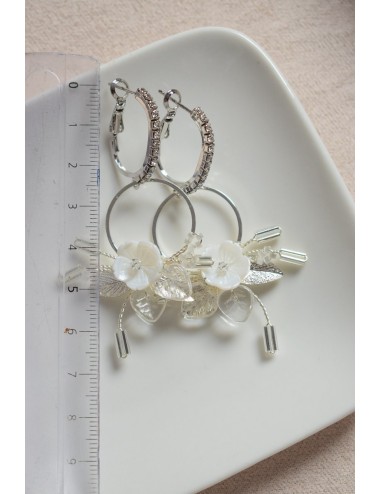 Boucles d'oreilles Coquillage, jolies boucles pour votre mariage.