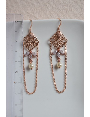 Boucles d'oreilles Coquillage, jolies boucles pour votre mariage.