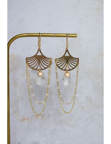 Boucles d'oreilles Coquillage, jolies boucles pour votre mariage.