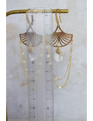 Boucles d'oreilles Coquillage, jolies boucles pour votre mariage.