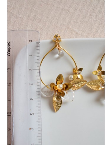 Boucles d'oreilles Coquillage, jolies boucles pour votre mariage.