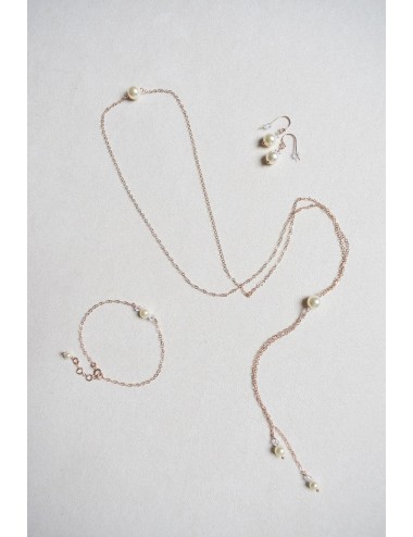 Bijoux mariage - Collier de dos Orphée pour la mariée en robe dos nu.